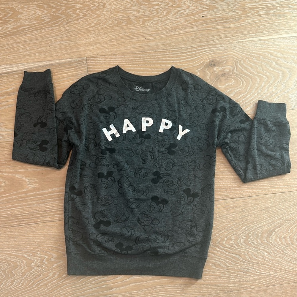 Disney Black and gray sweatshirt, size xs